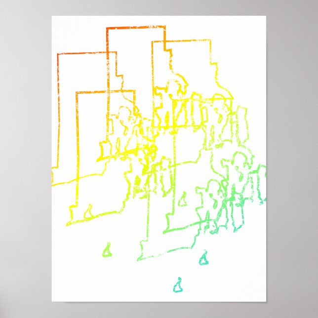 rhode island chill blur poster (Front)