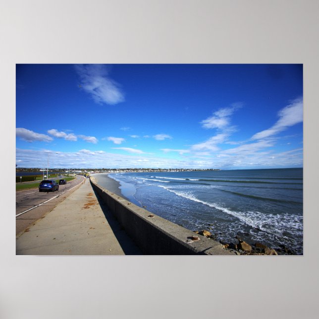 Rhode Island Cliff Walk Poster (Front)