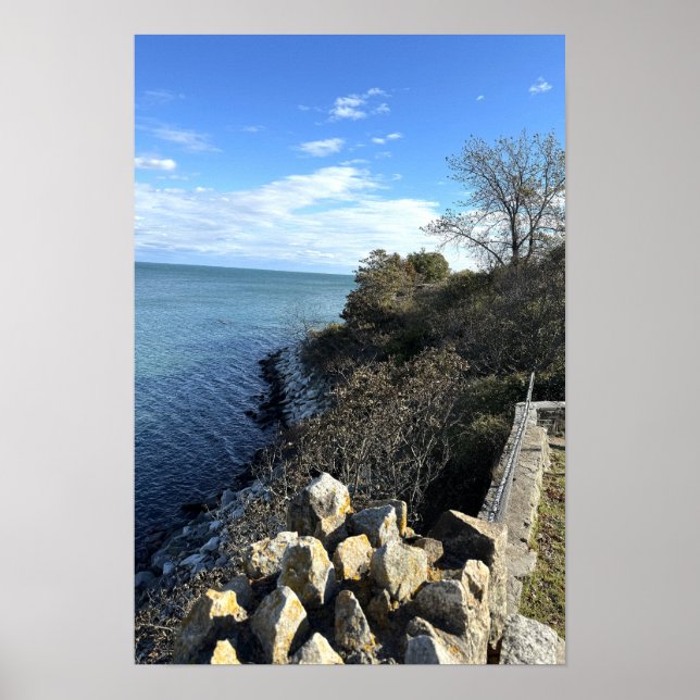 Rhode Island Cliff Walk Poster (Front)