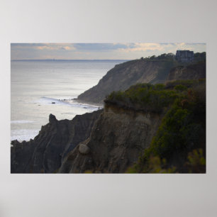 Rhode Island Cliffside Waterscape Poster