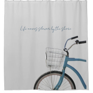 Rhode Island Coastal Cruiser Bike Shower Curtain