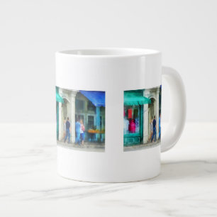Rhode Island - Eating Out With Friends Newport RI Large Coffee Mug