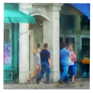 Rhode Island - Eating Out With Friends Newport RI Tile