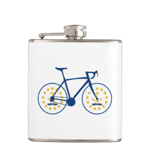 Rhode Island Flag Cycling Hip Flask