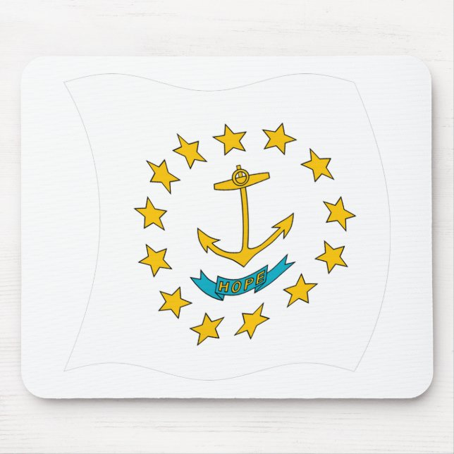 Rhode Island Flag Mousepad (Front)