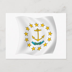 Rhode Island Flag Postcard
