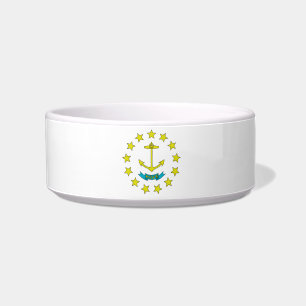 Rhode Island flag-seal Bowl