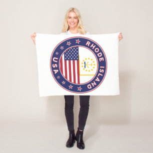 Rhode Island Fleece Blanket