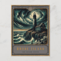 Rhode Island | Gothic Art Postcard