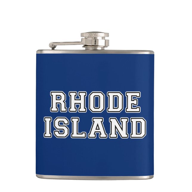 Rhode Island Hip Flask (Front)