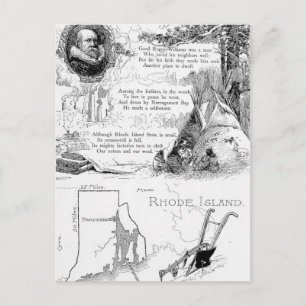 Rhode Island History Postcard