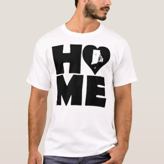 Rhode Island Home Heart State Tees T-Shirt