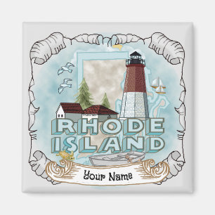 Rhode Island Lighthouse Magnet