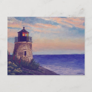 Rhode Island Lighthouse Postcard