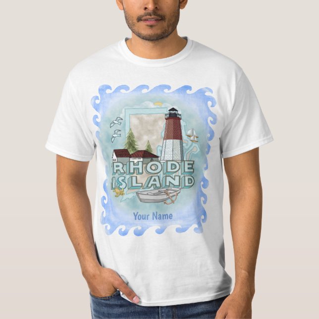 Rhode Island Lighthouse  t-shirt (Front)