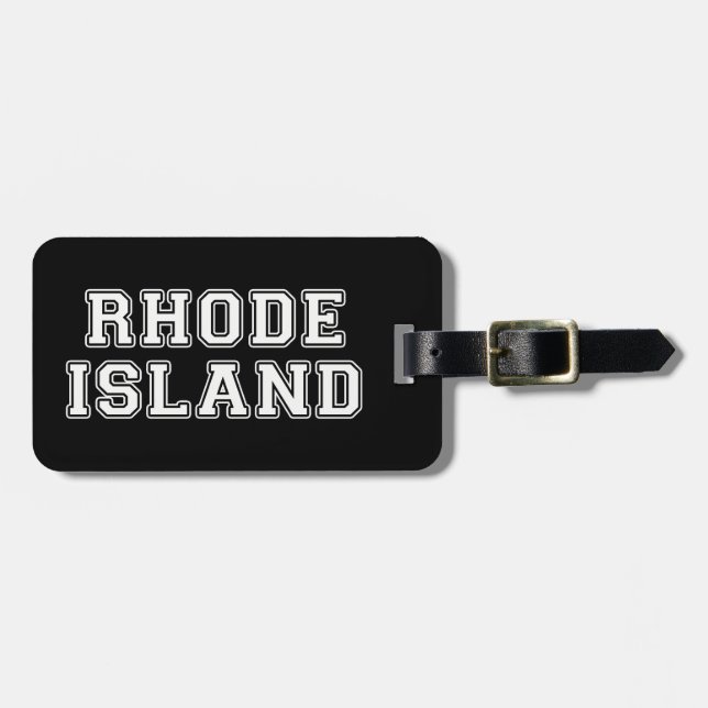 Rhode Island Luggage Tag (Front Horizontal)