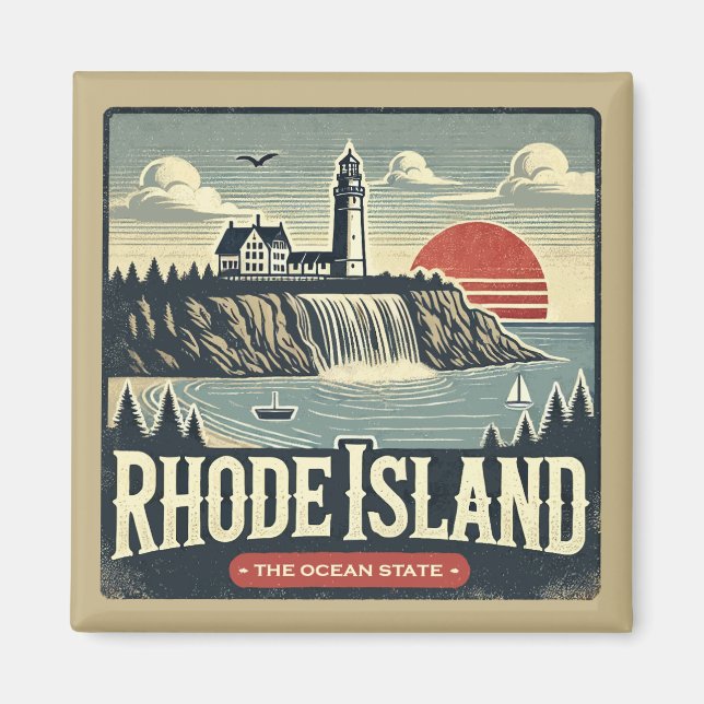 Rhode Island Magnet (Front)