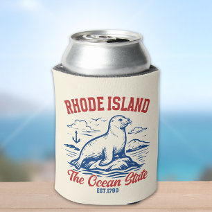 Rhode Island Nature Scene – Seal & Sea Design Can Cooler
