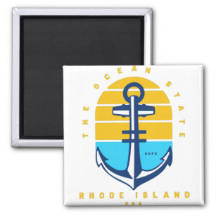 Rhode Island Ocean State Magnet