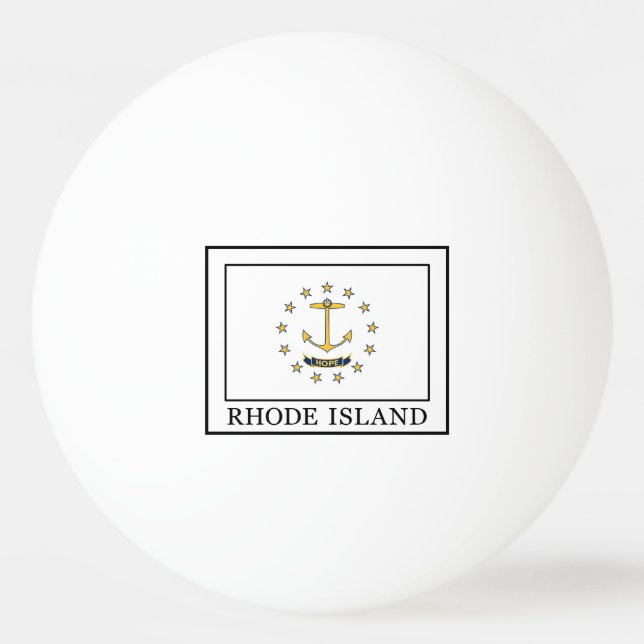 Rhode Island Ping Pong Ball (Front)