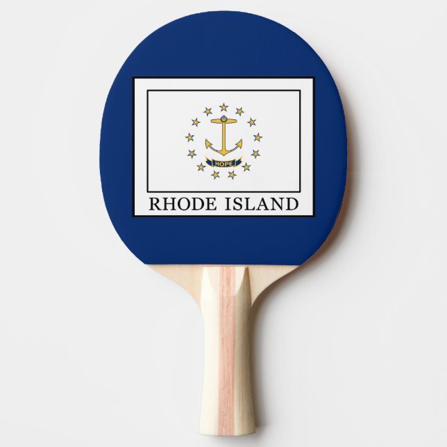 Rhode Island Ping Pong Paddle (Front)