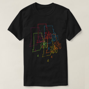 rhode island pride blur T-Shirt