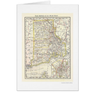 Rhode Island Railroad Map 1875