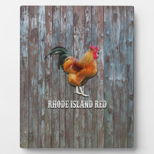 Rhode Island Red Chicken Plaque