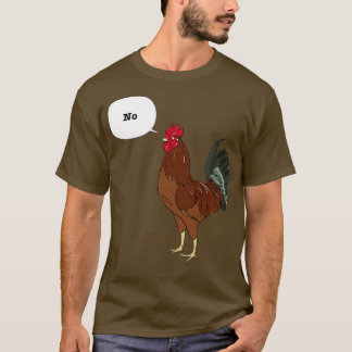 Rhode Island Red Rooster No T-Shirt