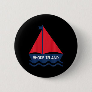 Rhode Island Sailing Boat Boys Girls Toddler 6 Cm Round Badge