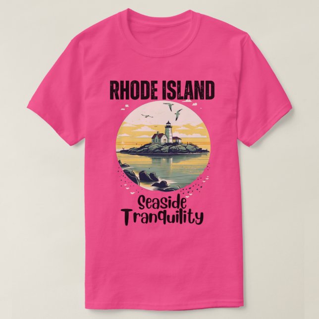 Rhode Island Seaside Tranquillity 1 T-Shirt (Design Front)