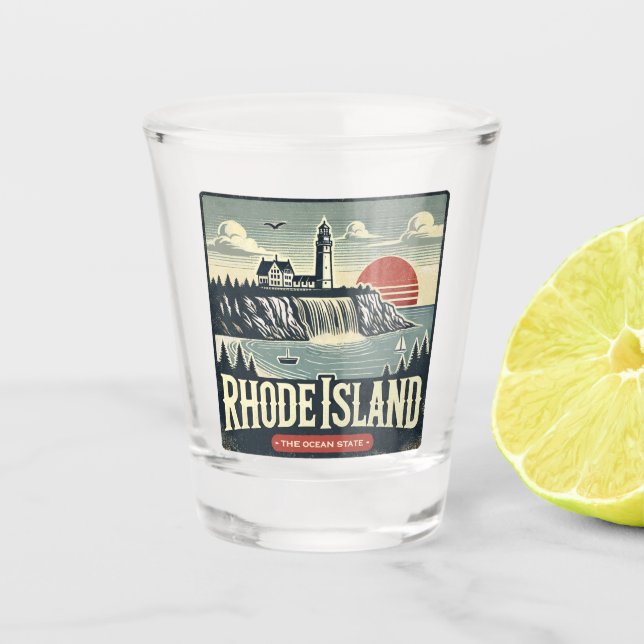 Rhode Island Shot Glass (Front)