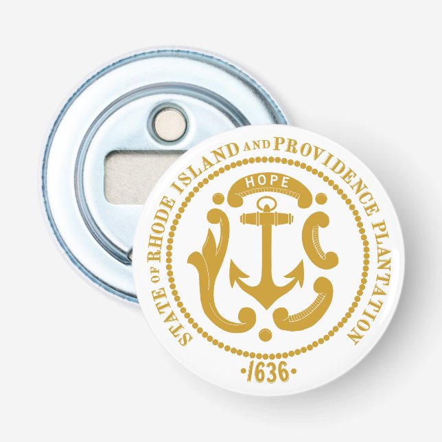 Rhode Island sign Bottle Opener (Front)