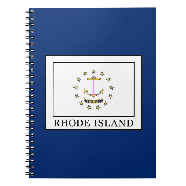 Rhode Island Spiral Notebook (Front)