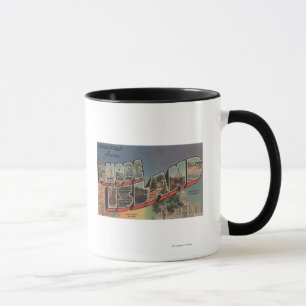 Rhode Island (State Capital/Flower) Mug