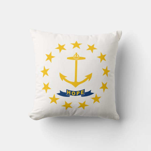 Rhode Island State Flag Cushion (Front)