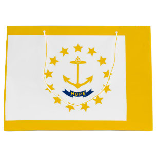 Rhode Island State Flag Design Large Gift Bag