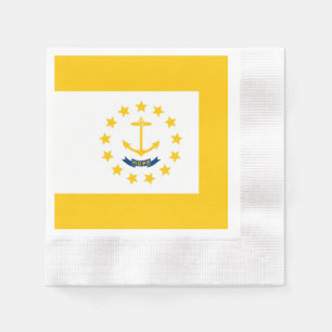 Rhode Island State Flag Design Napkin