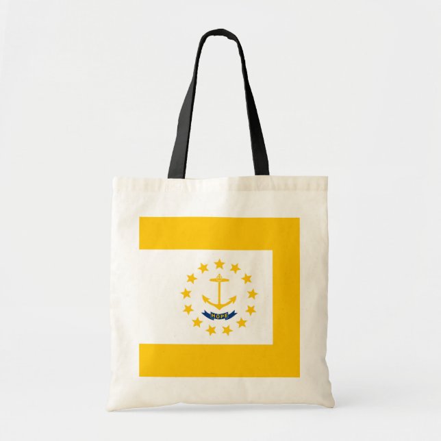 Rhode Island State Flag Design Tote Bag (Front)