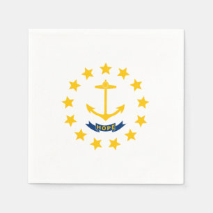 Rhode Island State Flag Napkin