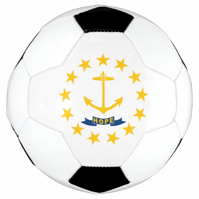 Rhode Island State Flag Soccer Ball (Front)