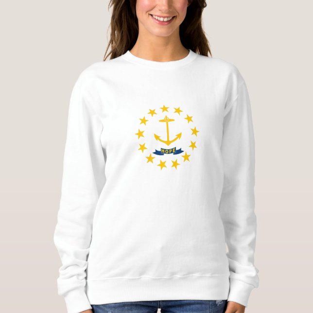 Rhode Island State Flag Sweatshirt (Front)