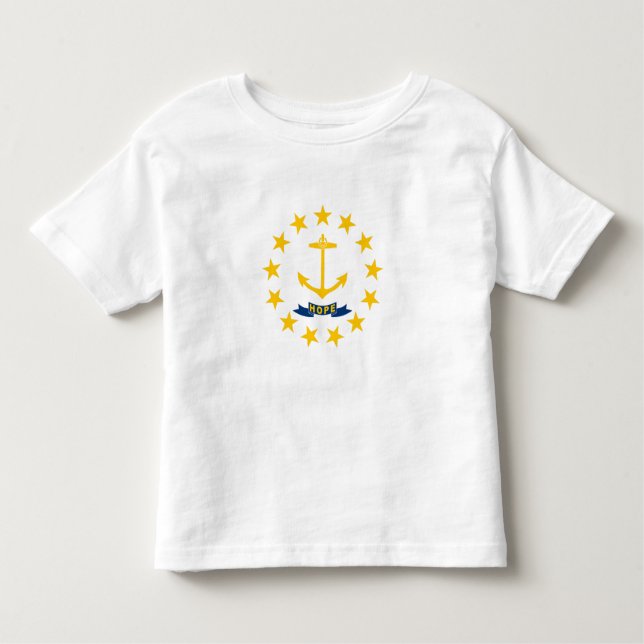Rhode Island State Flag Toddler T-Shirt (Front)