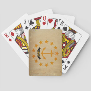 Rhode Island State Flag VINTAGE Playing Cards