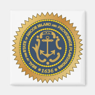 Rhode Island State Seal Magnet