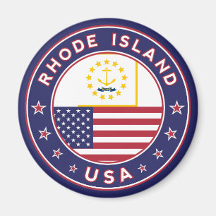 Rhode Island sticker, phone case, tote bag Magnet