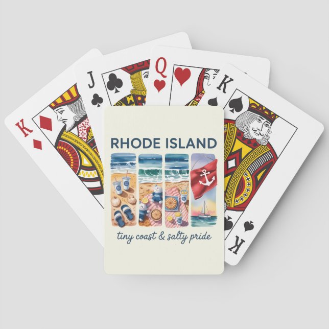 Rhode Island – Tiny Coast & Salty Pride Playing Cards (Back)