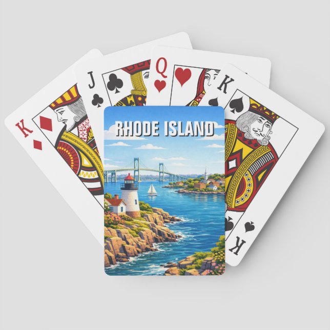 Rhode Island Travel Playing Cards (Back)