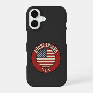 Rhode Island United States of America iPhone 16 Case