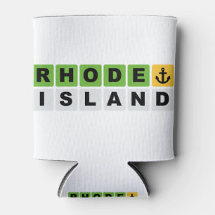 Rhode Island Wordle Can Cooler